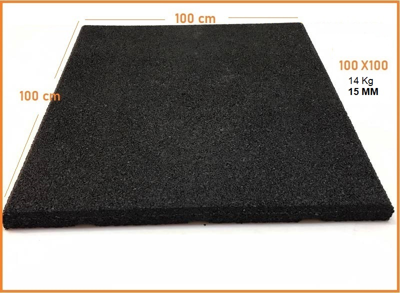 Karo Blok Kauçuk 15 MM 100 X 100