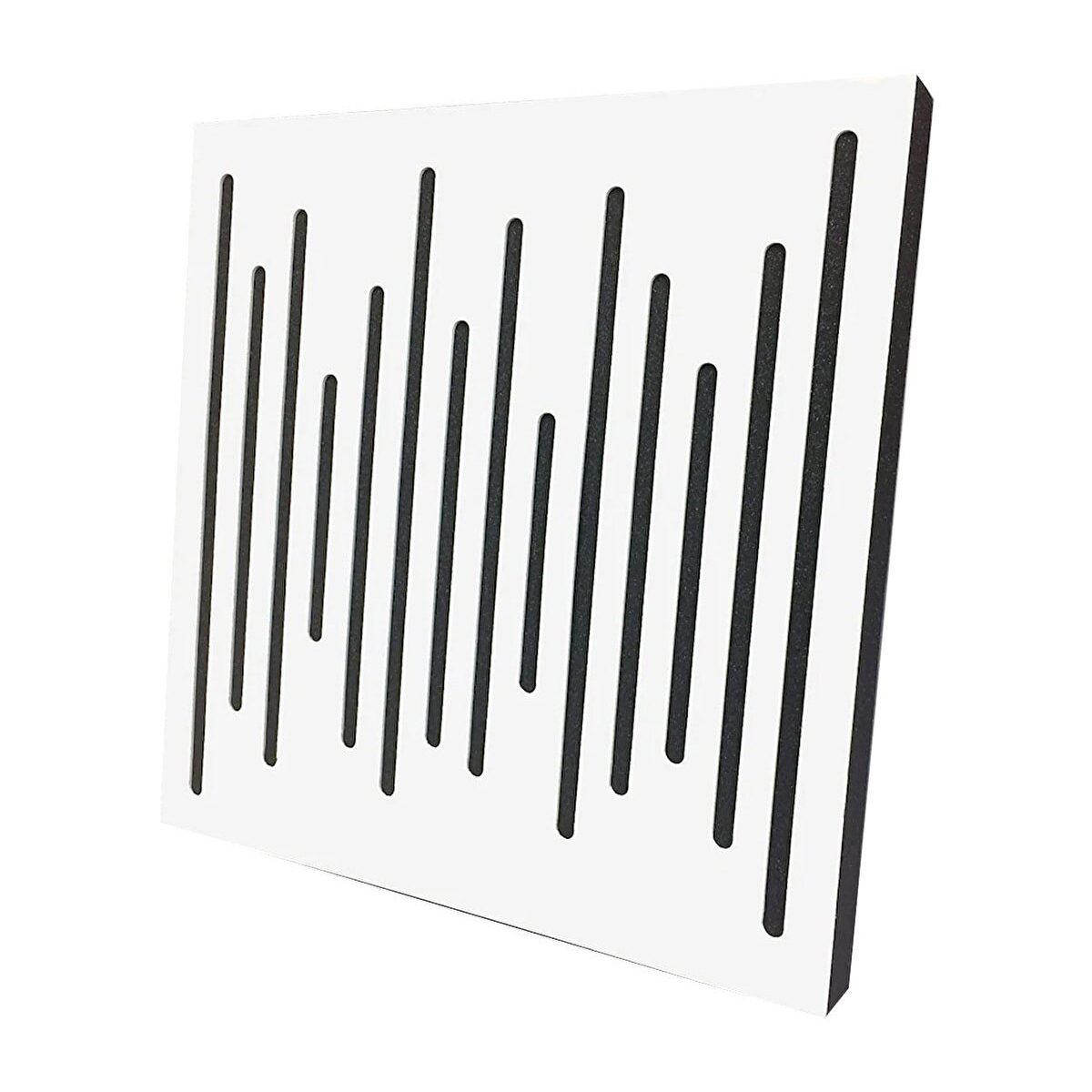 Ahşap Difüzör Panel 40 x 40 cm - Beyaz